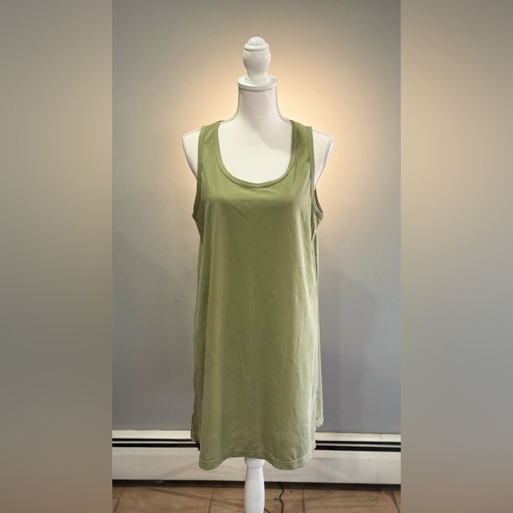 Khaki Unbranded Long Tank Size XL NWOT